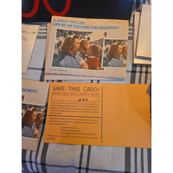 Vintage Polaroid Countdown 90 Automatic Land Camera External Flash and Case - Picture 7 of 14